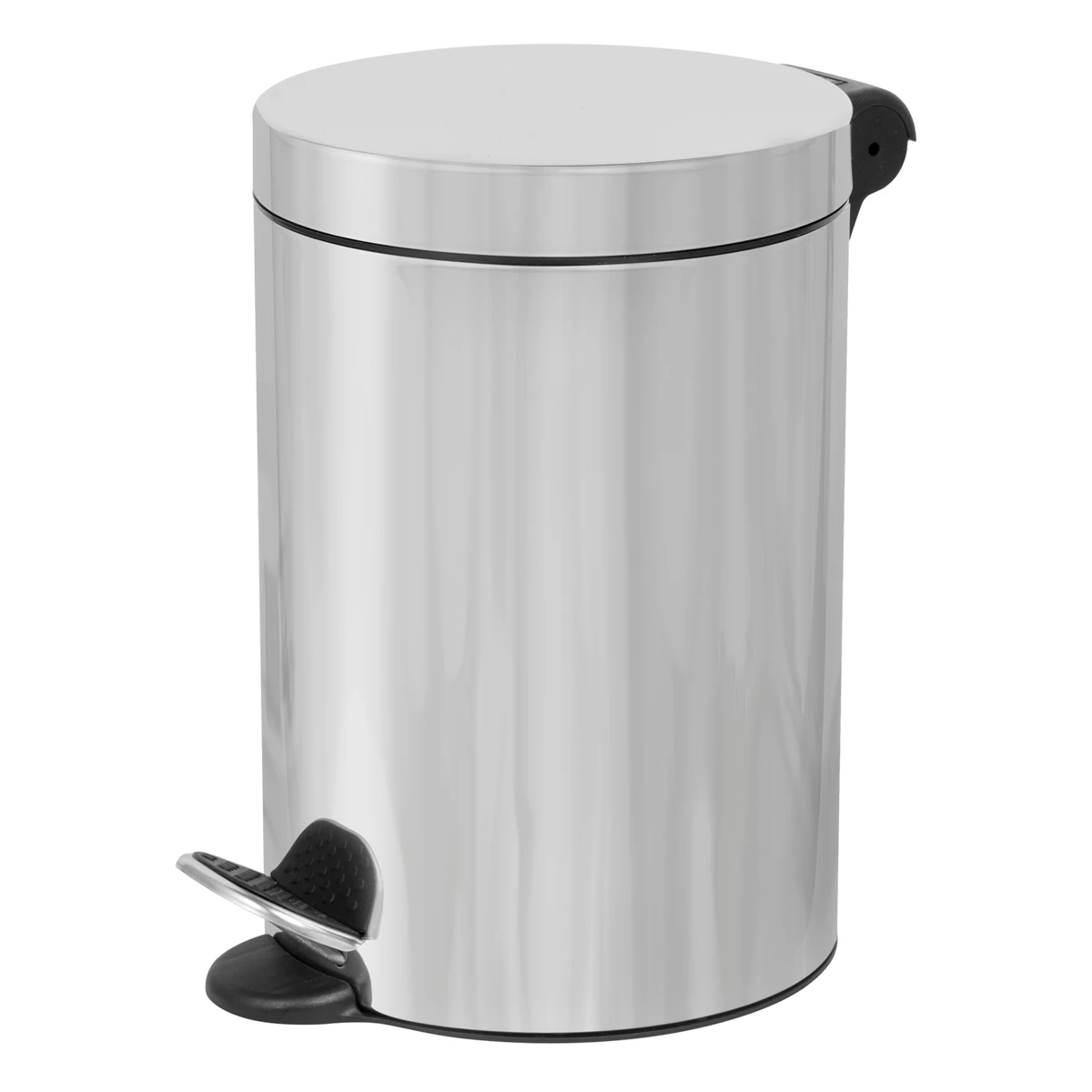 Treteimer, Edelstahl glänzend, 3 l