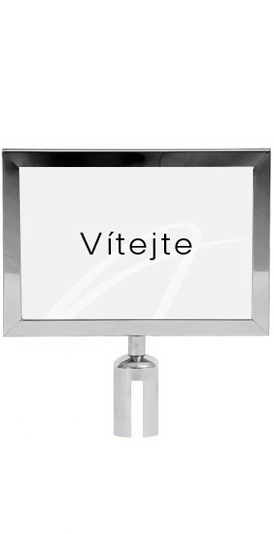 Informationstafel zur Säule (A4), Edelstahl