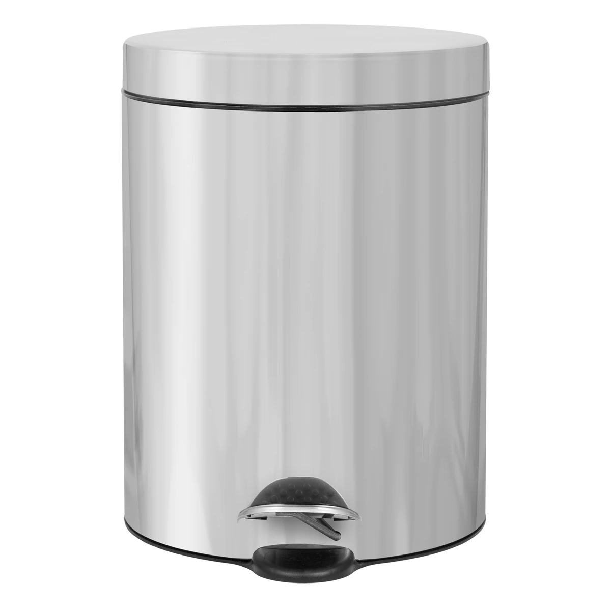 Treteimer, Edelstahl glänzend, 5 l