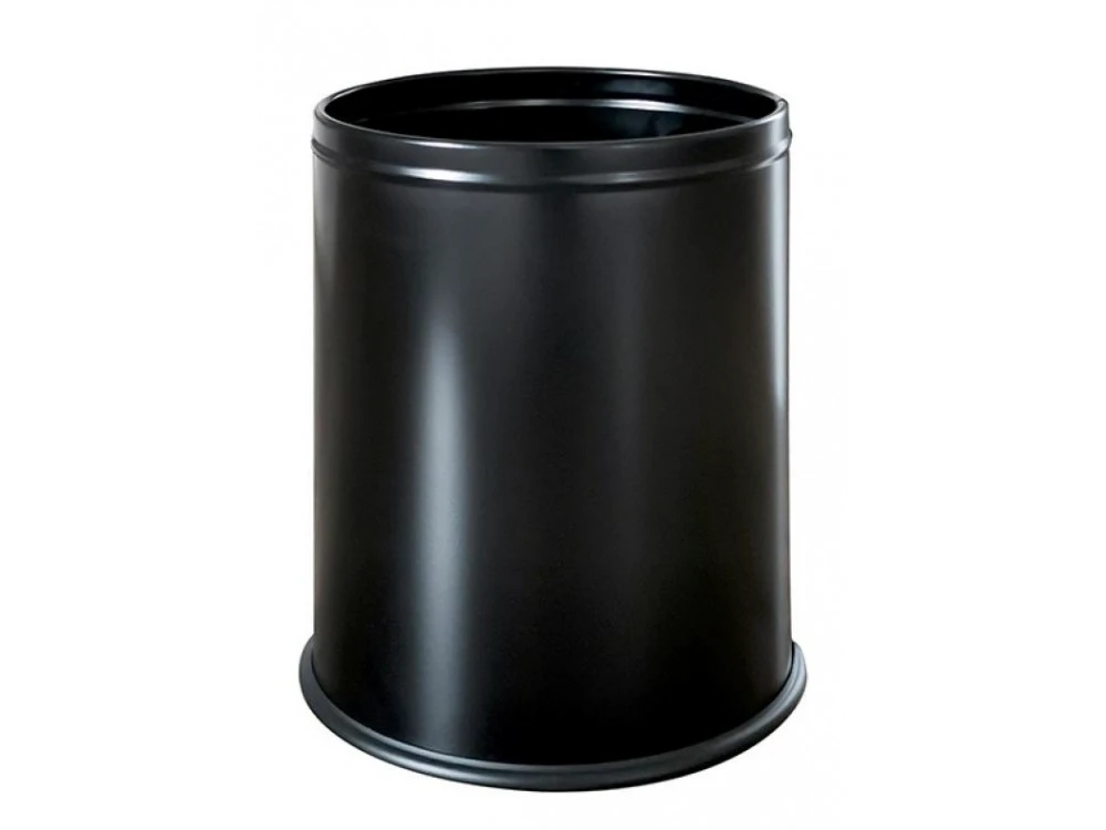 Raumabfallbehälter, rund, schwarz, 9 l