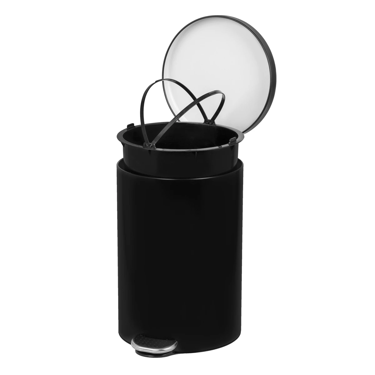 Treteimer, schwarz, 12 l