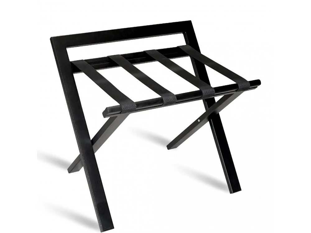 Gepäckträger WOOD PLUS mit Rückenlehne, schwarz