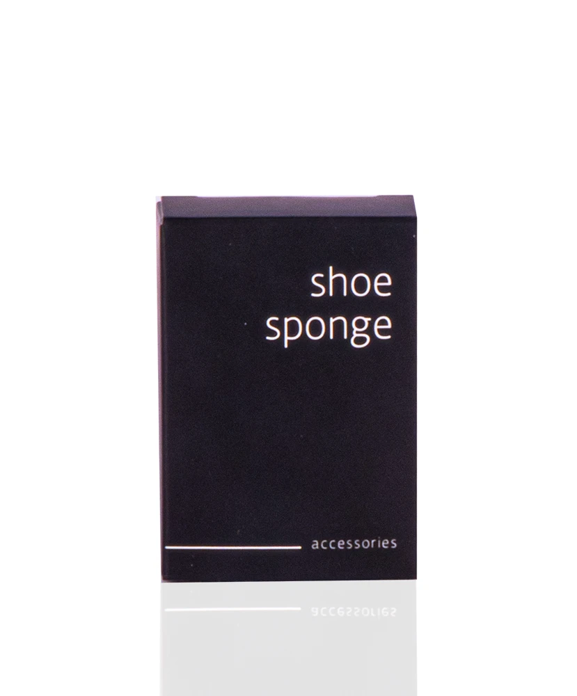 Schuhschwamm in Pappschachtel, Black Accessories