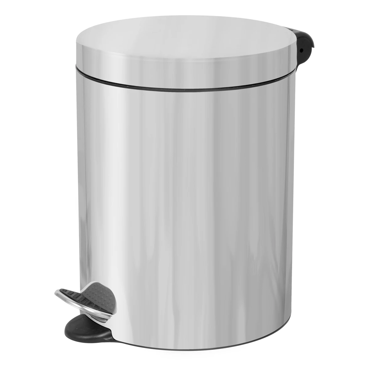 Treteimer, Edelstahl glänzend, 5 l