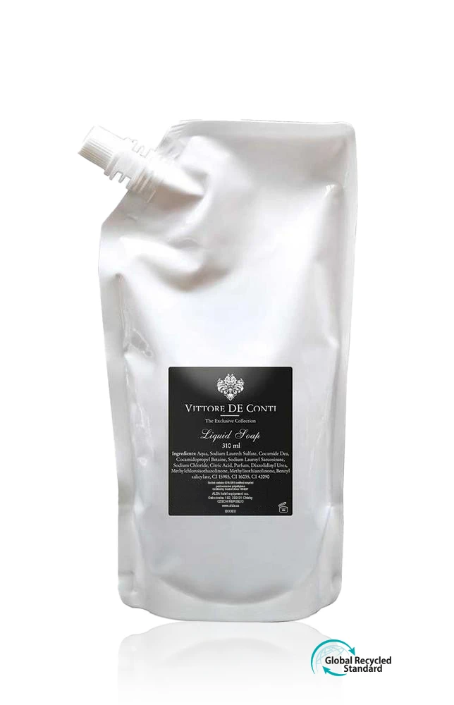 Flüssigseife, PS Nachfüllbeutel 310 ml, Vittore De Conti