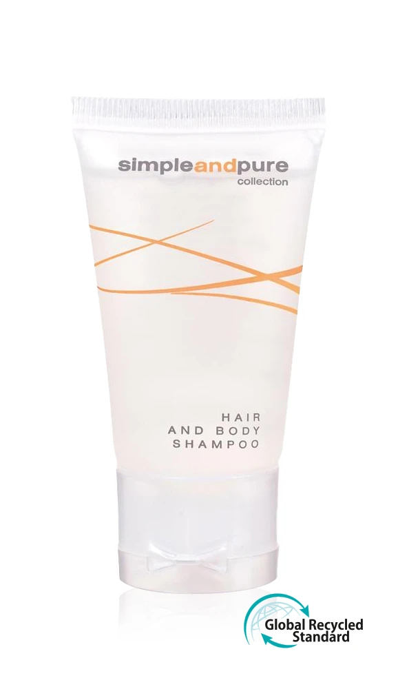Haar- und Körpershampoo in der Tube, 30 ml, Simple and Pure
