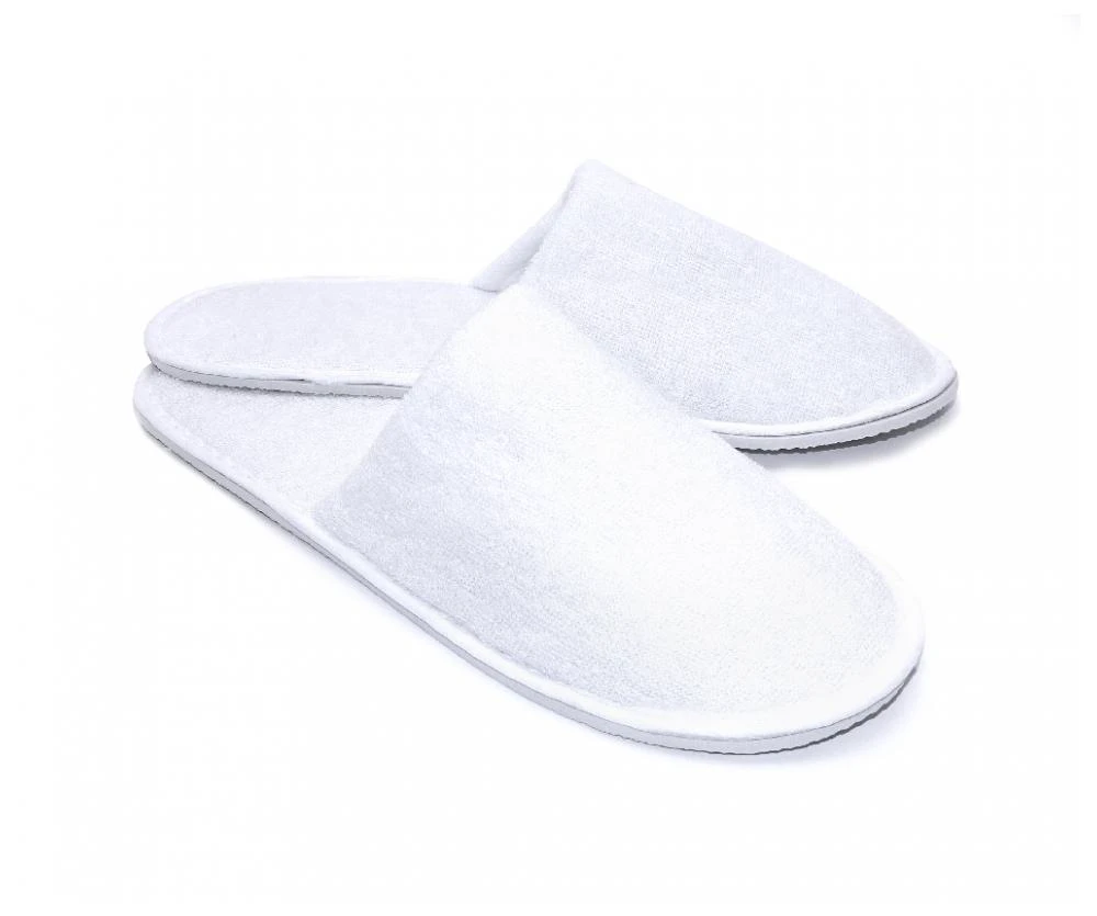 Frotteepantoffeln mit geschlossener Spitze, 28 cm