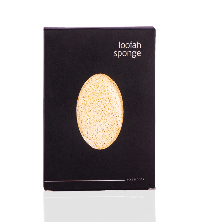 Loofah-Schwamm in Pappschachtel, Black Accessories