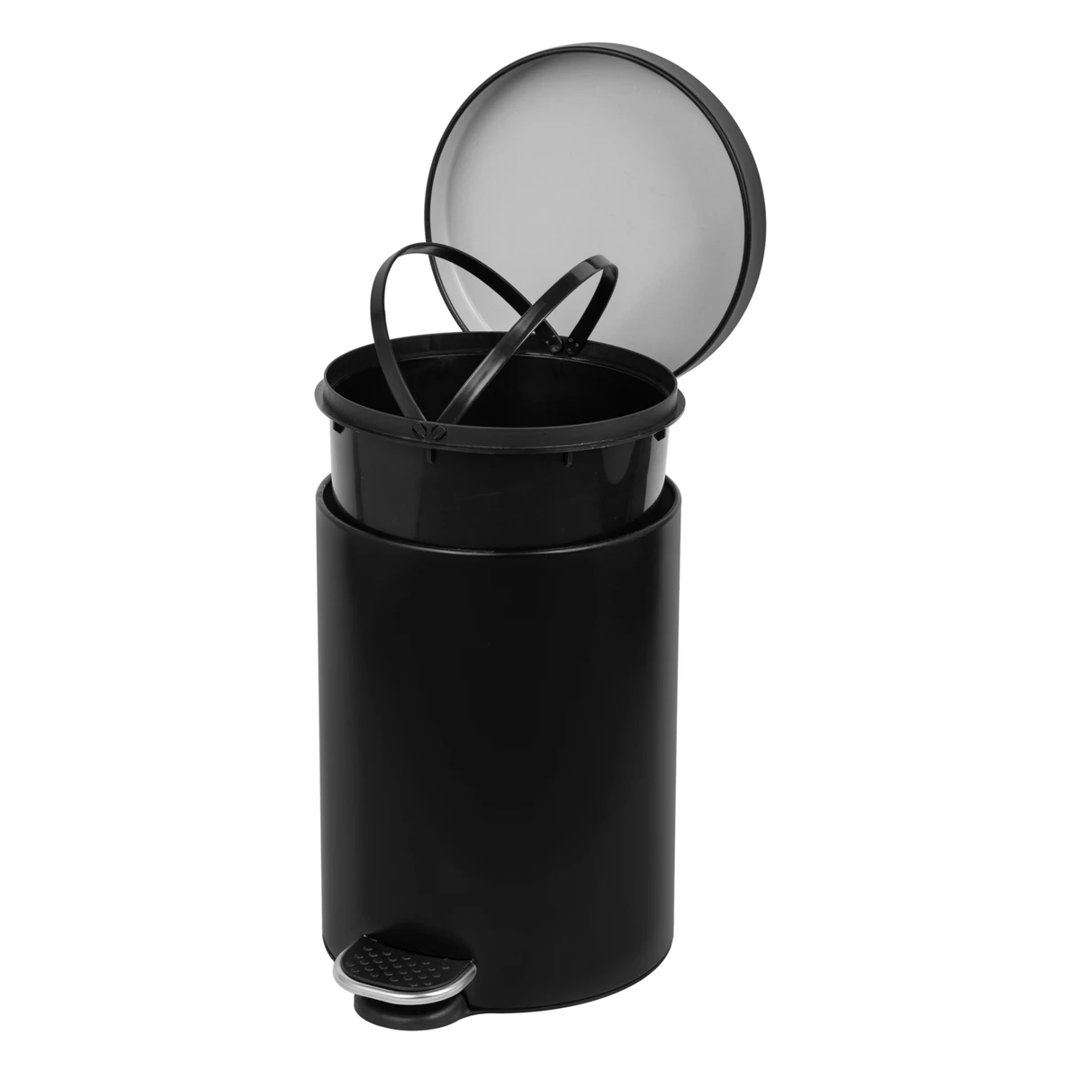 Treteimer, schwarz, 3 l