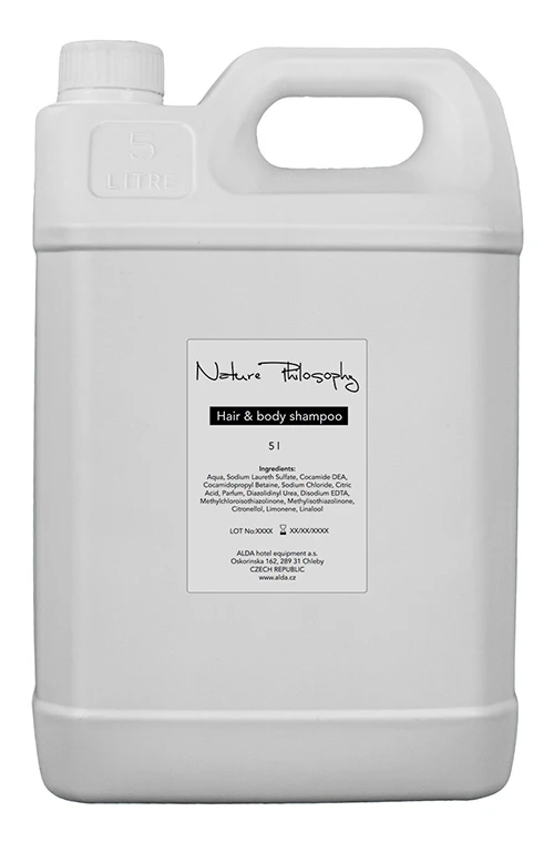 Haar- & Körpershampoo, Nachfüllpackung für PS, 5l-Kanister, Nature Philosophy