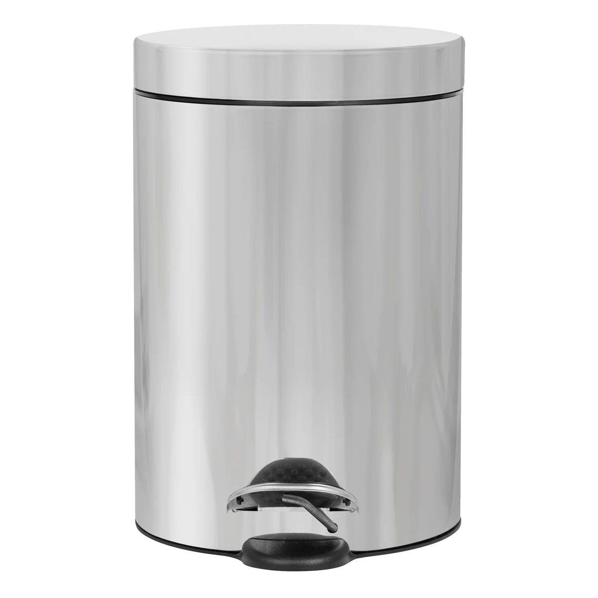 Treteimer, Edelstahl glänzend, 3 l