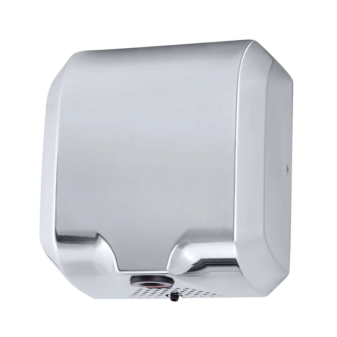 Automatischer Händetrockner, 1.800 W, Edelstahl mit HEPA-Filter und LED-Licht
