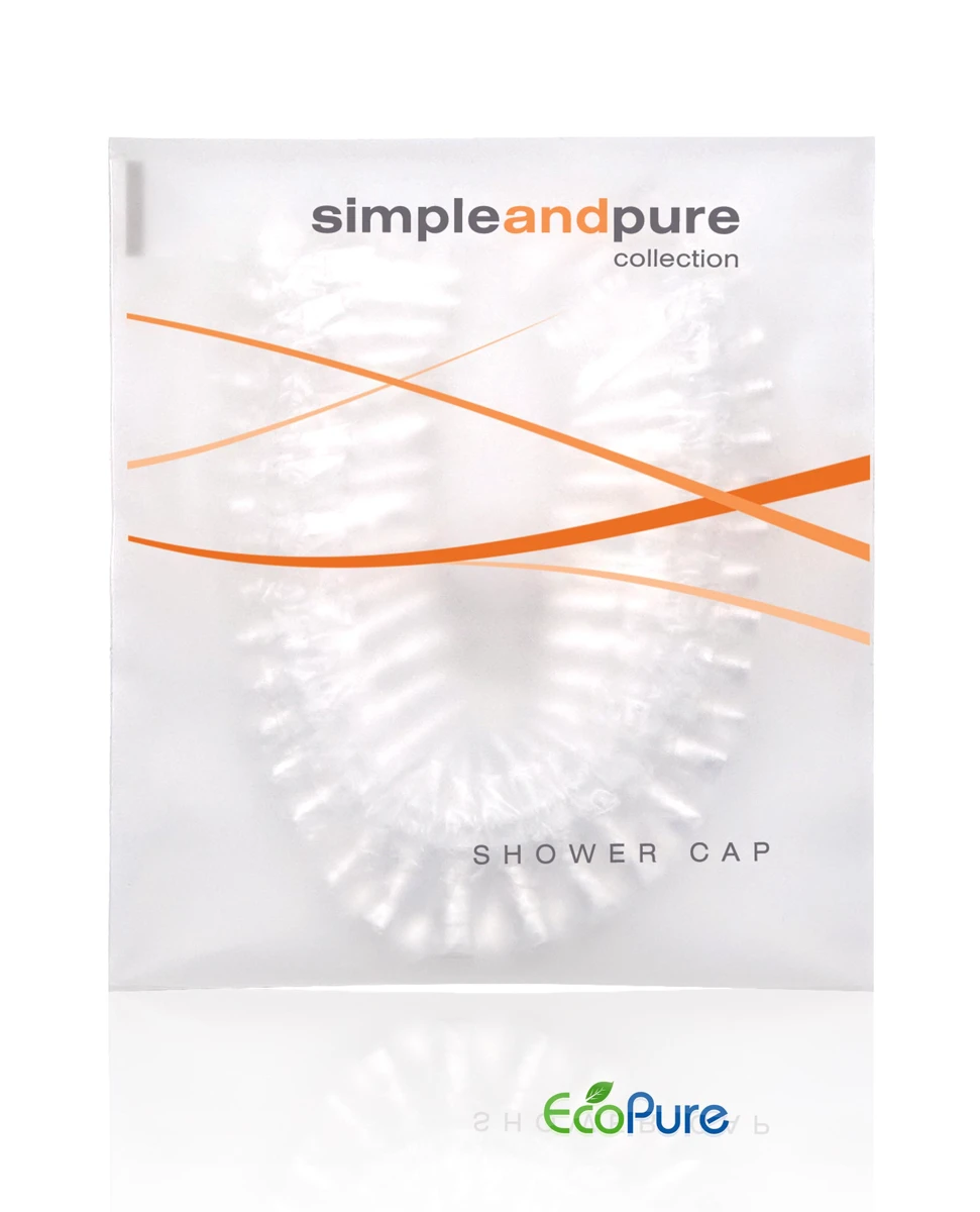 Duschhaube im Sachet, Simple and Pure