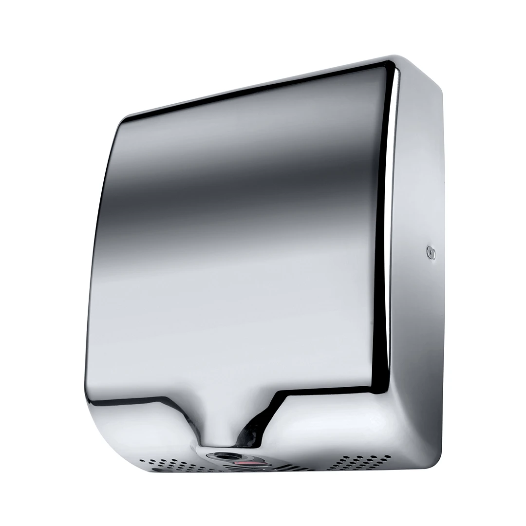 Automatischer Händetrockner, 1.000 W, Edelstahl, mit HEPA-Filter und LED-Licht