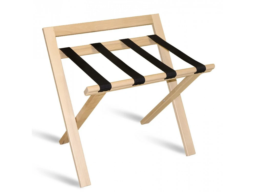 Gepäckträger WOOD PLUS mit Rückenlehne, natur