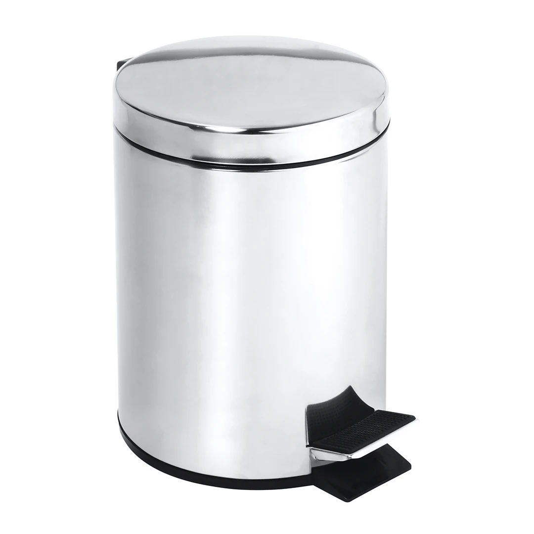 Treteimer, Edelstahl matt, 5 l