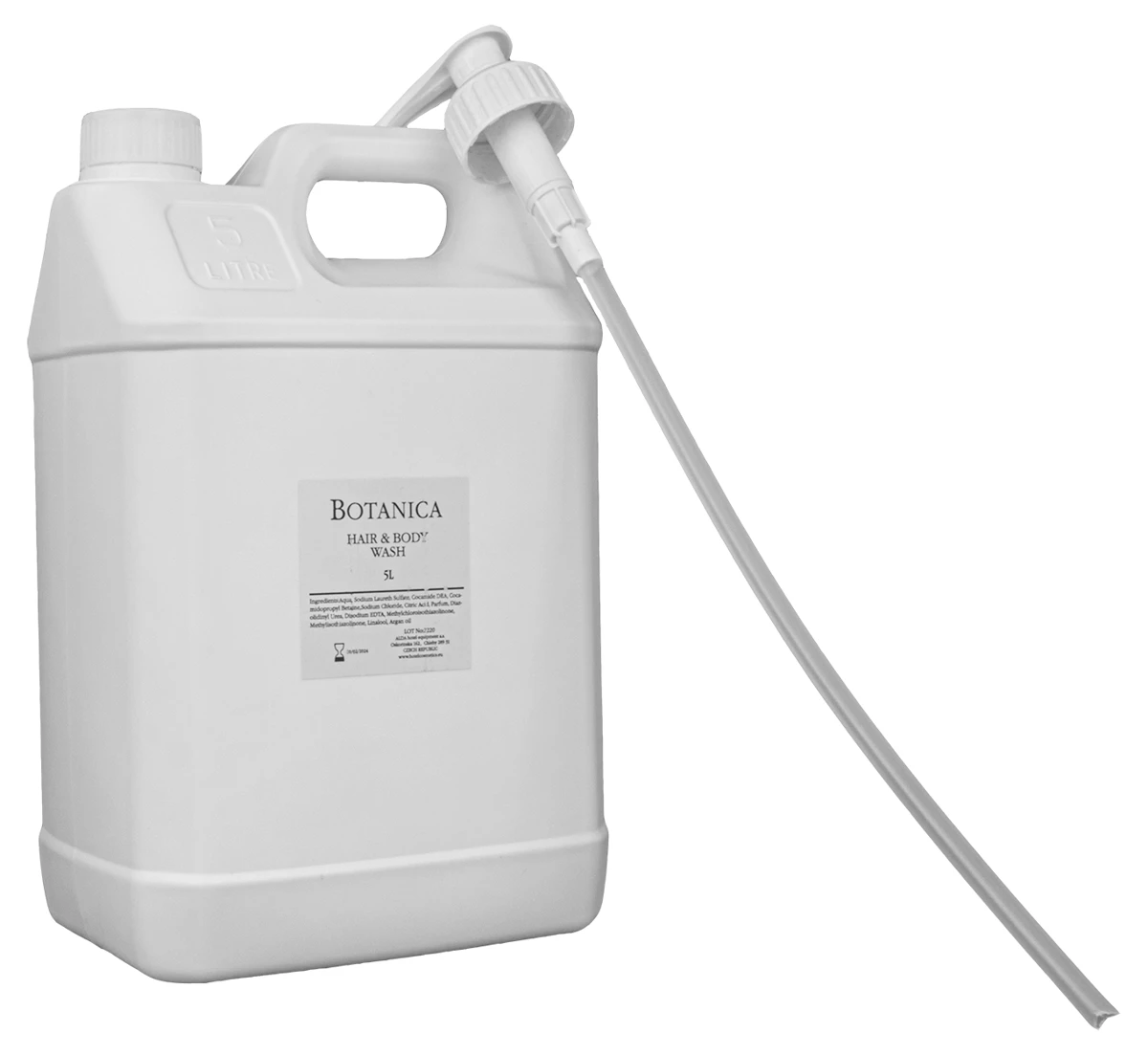 Haar- und Körpershampoo, Nachfüllpackung für PS, 5l-Kanister, Botanica